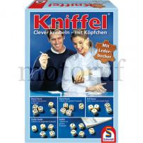 Spielzeug Kniffel mit Lederwürfelbecher