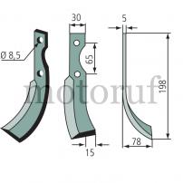 Garten und Forst Fräsmesser