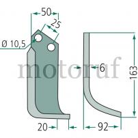 Garten und Forst Fräsmesser