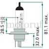 Landtechnik Halogenlampe, H4