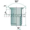 Werkzeug Befestigungsartikel Blindnietmuttern OPTO®-Mehrbereichs-Blindnietmutter OPTO®-ASM	
Senkkopf  <br>  Rundschaft, offen  <br>  Nietkopf: Aluminium  <br>  Nietschaft: Aluminium