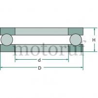 Werkzeug Axial-Rillenkugellager