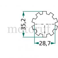 Landtechnik Mitnehmerscheibe 340