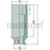 Werkzeug GEDORE Kraftschraubeinsätze und Zubehör 1/2" Kraftschraubereinsatz 1/2", 6-kant lange Form