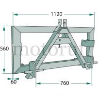 Landtechnik Dreipunktadapter