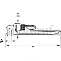 Landtechnik Einhand-Rohrzange, 1