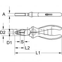 Werkzeug ERGOTORQUE® Kombinationszange