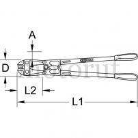 Landtechnik Bolzenschneider, 65mm