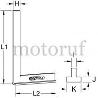 Werkzeug Anschlagwinkel, 200mm