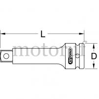 Werkzeug 1/2" Kraft-Verlängerung