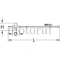 Werkzeug 1/2" Drehwinkelmessscheibe