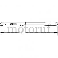 Werkzeug 1" Kurzweg-Drehmomentschlüssel mit Durchsteckvierkant, 200-1000Nm