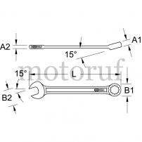 Werkzeug CLASSIC Ringmaulschlüssel, abgewinkelt, 11mm