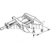 Werkzeug Hydraulischer Universal-Kugelgelenk-Ausdrücker, 36mm