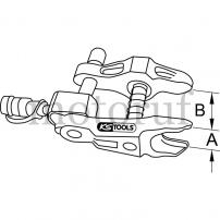 Werkzeug Universal-Kugelgelenk-Ausdrücker ohne Hydraulik-Zylinder, 45mm