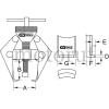 Werkzeug KS TOOLS Installations,- Montage- und Spannwerkzeuge Universal-Abzieher, 2-armig Ideal geeignet zum Abziehen von Wischerarmen und Polklemmen, durch selbsttätiges Anpressen der Haken.
Mit T-Griff-Antrieb