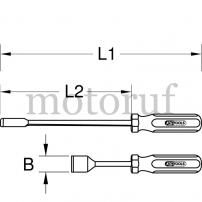 Werkzeug Dichtungsschaber, 12,5x200mm