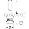 Werkzeug KS TOOLS Kraftsteckschlüssel 1/2" Kraft-Stecknüsse 1/2" 75 mm lang, für Innensechskant 1/2" 