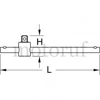 Werkzeug 1/2" T-Griff 