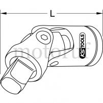 Werkzeug 1/2" Kardangelenk