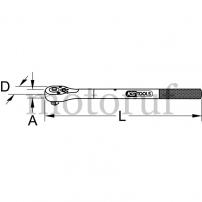 Werkzeug 3/4" CHROMEplus® Umschaltknarre