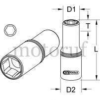 Werkzeug 1/4" Bit-Adapter-Stecknuss