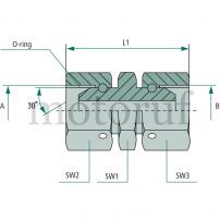 Landtechnik GA 3/8 FS-BSP x 3/8 FS-BSP