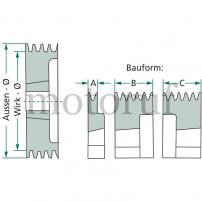 Werkzeug Keilriemenscheibe