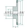 Werkzeug GRANIT Rollenkettenzubehör Kettenräder Für Einfach-Rollenketten nach DIN 8187 bzw. ISO R 606 ISO-Nr.: 08 B-1 (1/2" x 5/16")