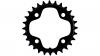 Sram Chain Ring MTB 28T S1 80 AL3 Blast Black 2x10