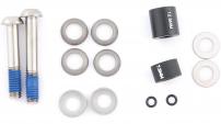 Sram Post Spacer Set XX - 20 S (Front 180/Rear 160), Includes Titanium T25 Caliper Mounting Bolts (Standard)
