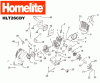 Homelite Benzin HLT26CDY Ersatzteile Seite 2