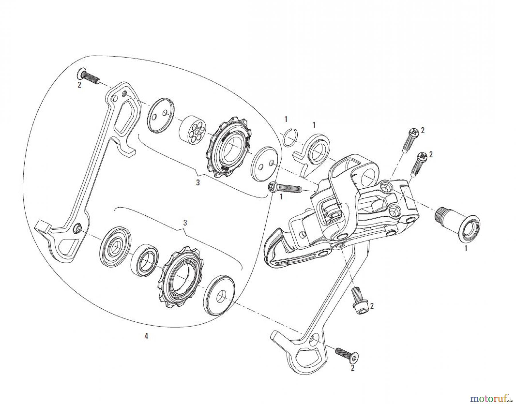  Sram Sram SRAM X7 - REAR DERAILLEUR 3x9 (2007-2009)