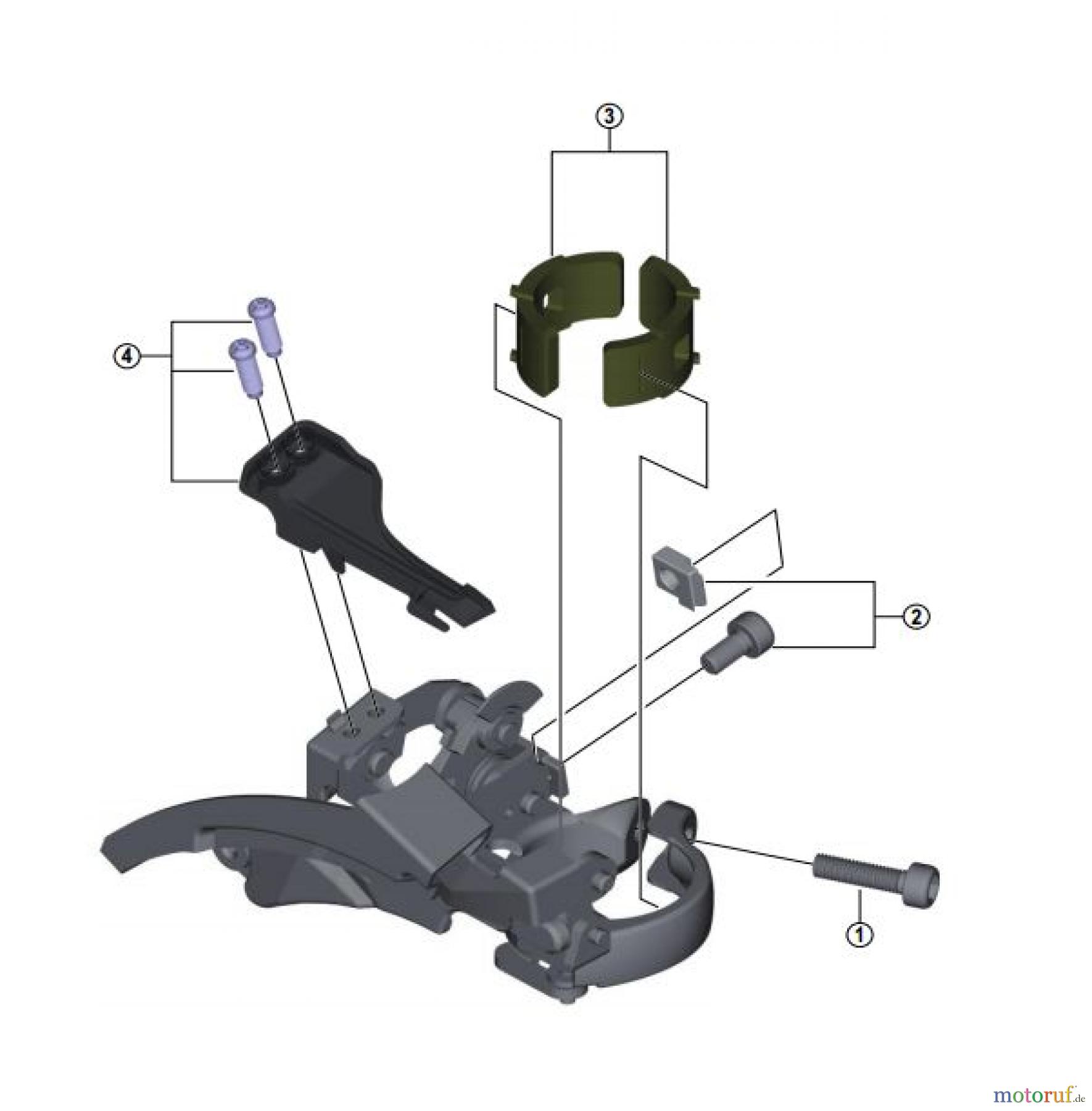  Shimano FD Front Derailleur - Umwerfer FD-TX800