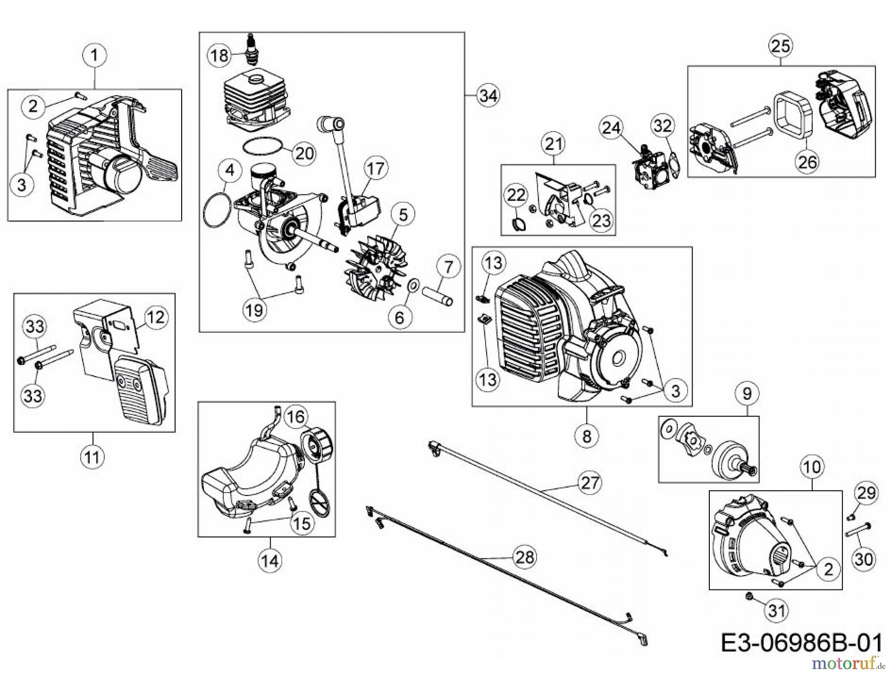  MTD Motorsensen 500 41BD701C678  (2014) Motor