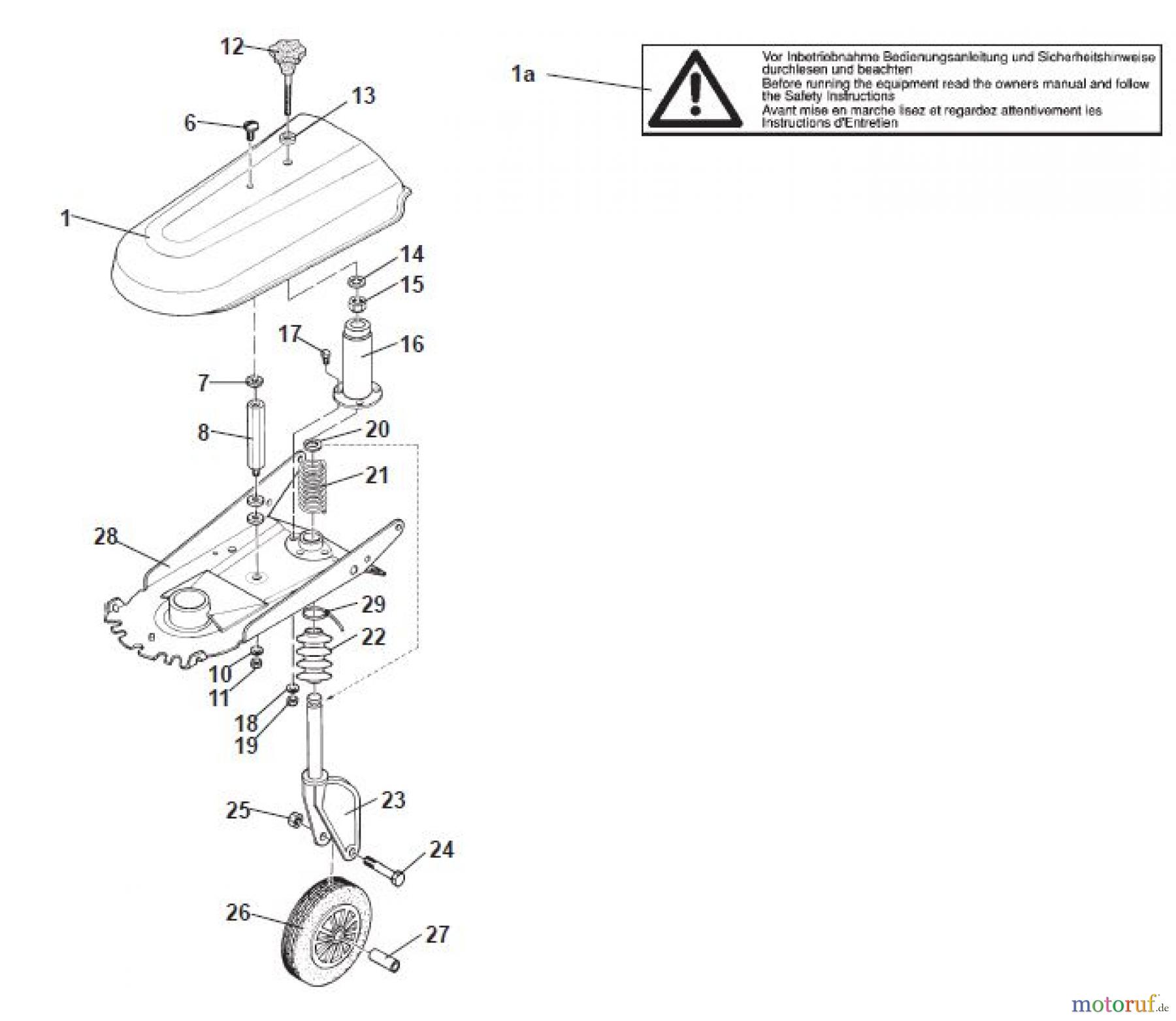  Tielbürger Rasentraktor Zubehör tk522 AN-515-001 Seite 3