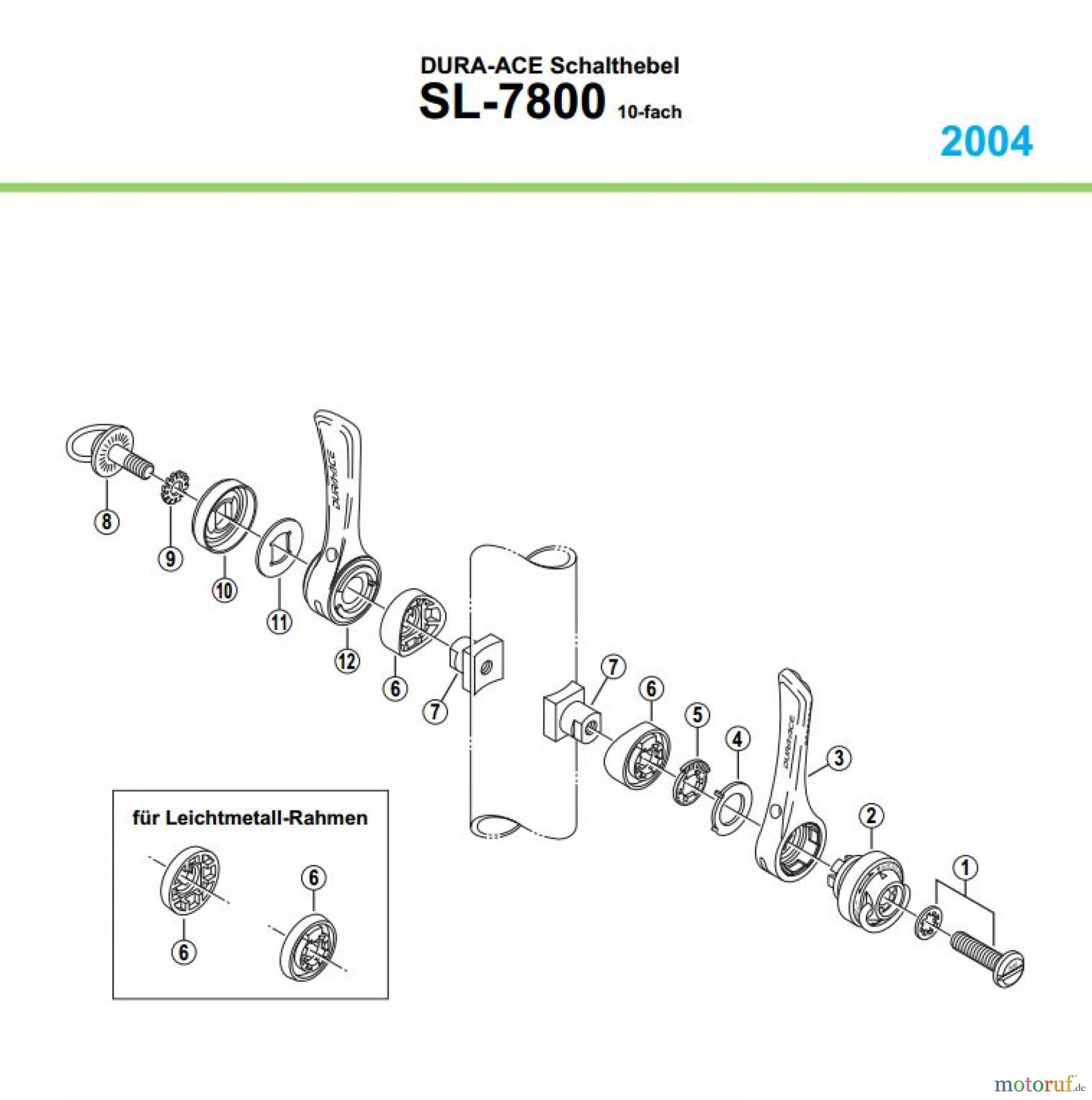  Shimano SL Shift Lever - Schalthebel SL-7800