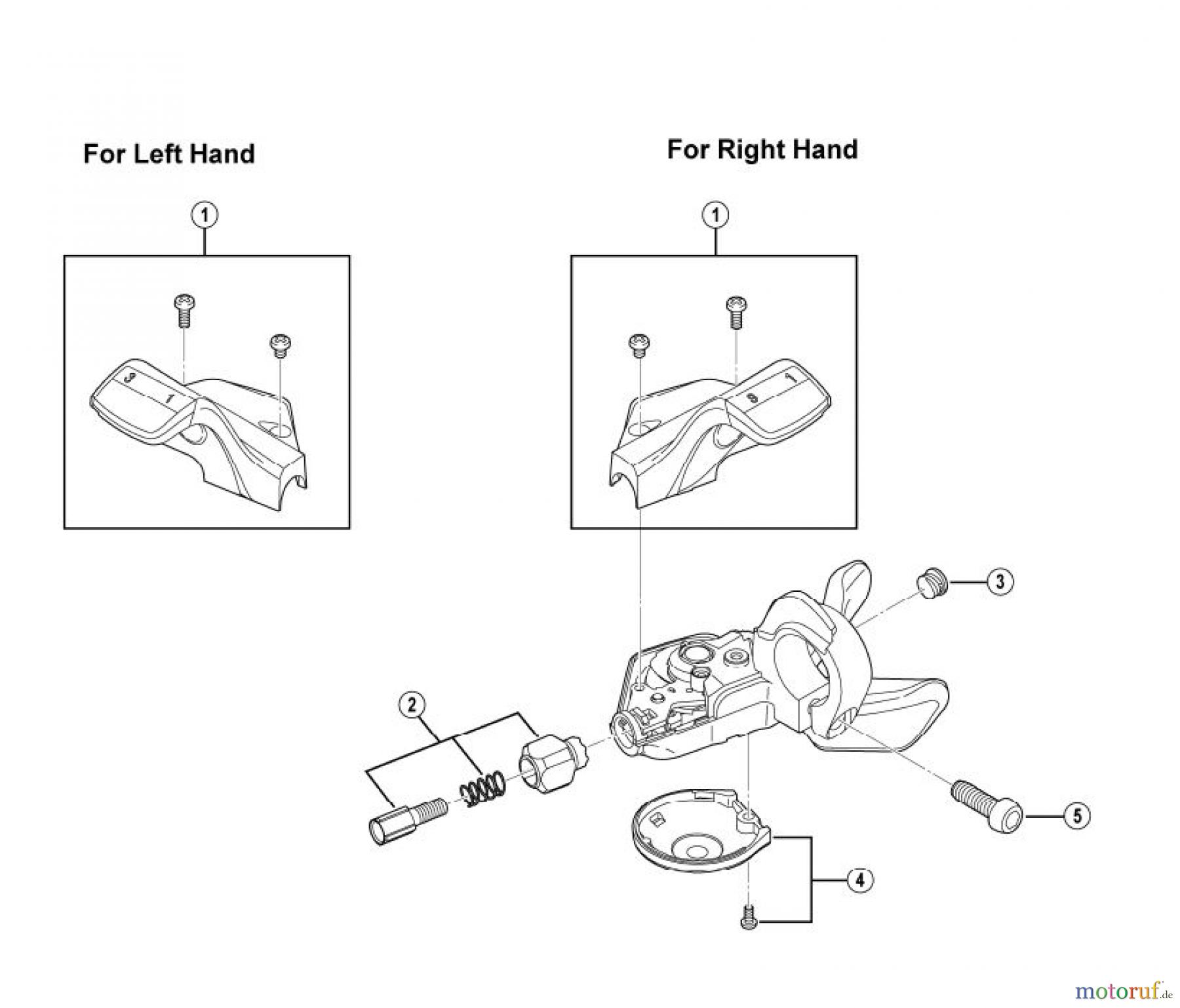  Shimano SL Shift Lever - Schalthebel SL-M390 ACERA Mega-9 Rapidfire Leve