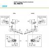 Shimano SL Shift Lever - Schalthebel Ersatzteile SL-M570 DEORE LX Mega-9 Rapidfire Schalthebel