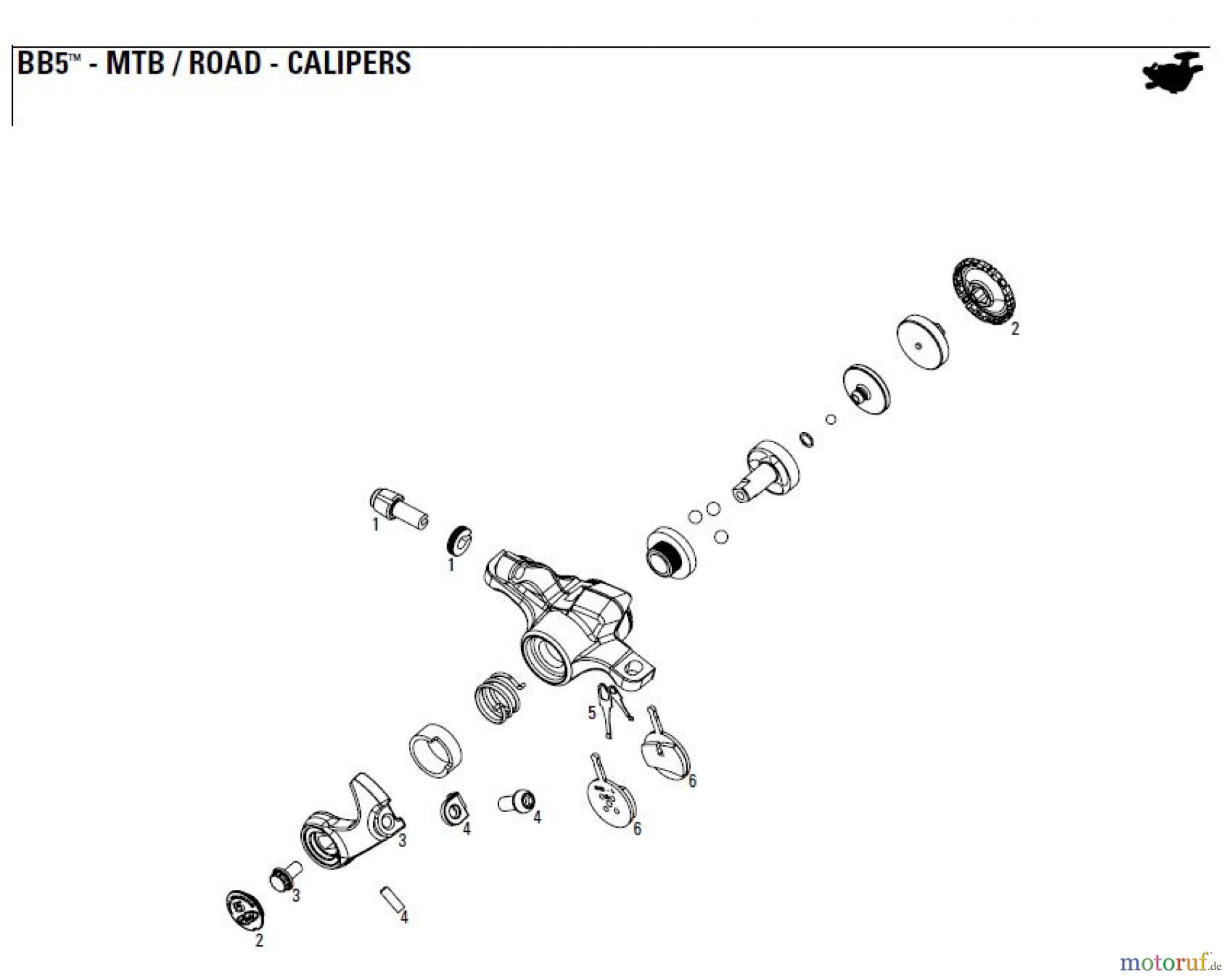  Sram avid CABLE DISC BRAKE - CALIPERS BB5™ - MTB / ROAD - CALIPERS