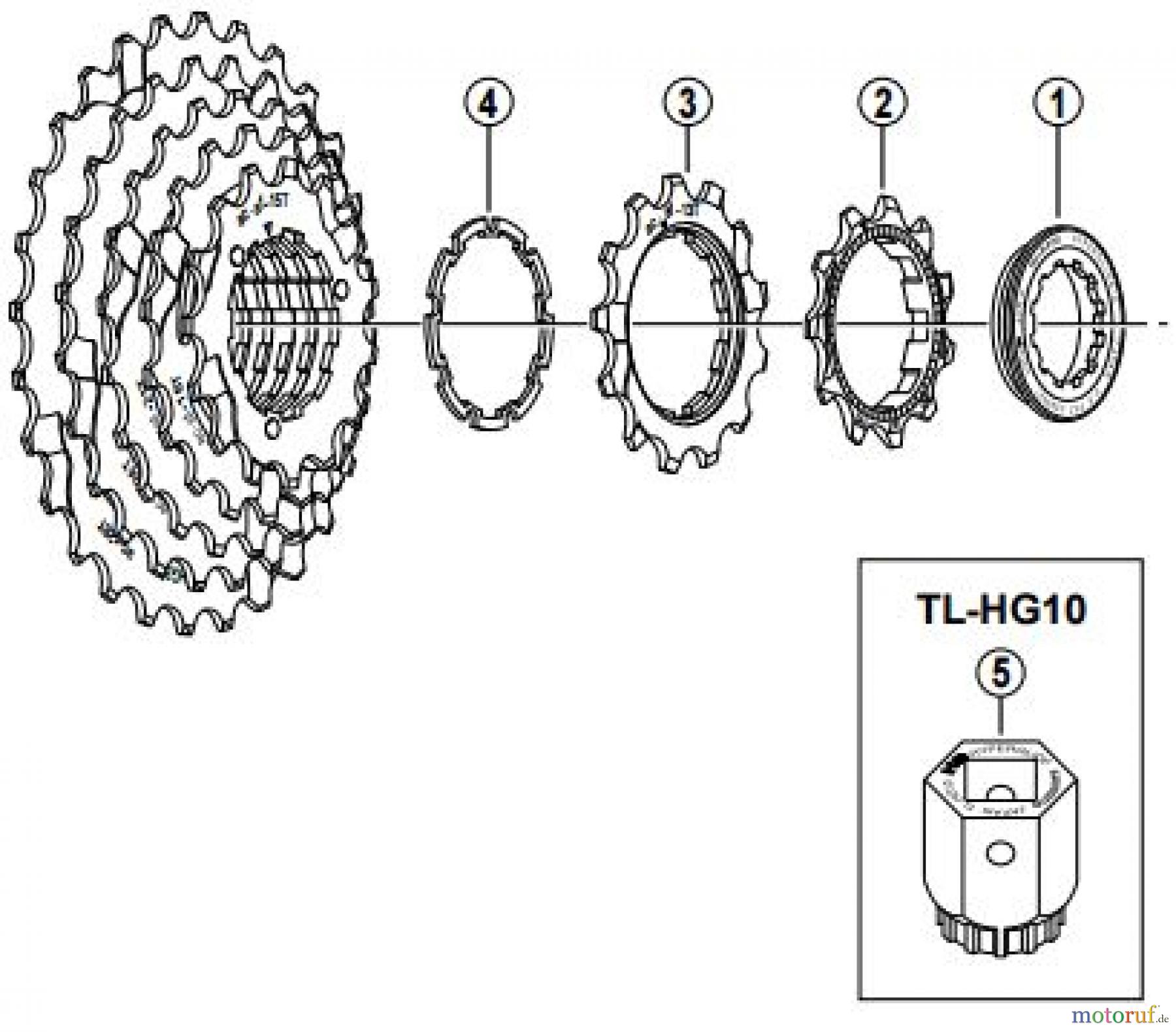  Shimano CS Cassette / Zahnkranz  CS-HG30-I Cassette Sprocket 7-Speed / ac-Group