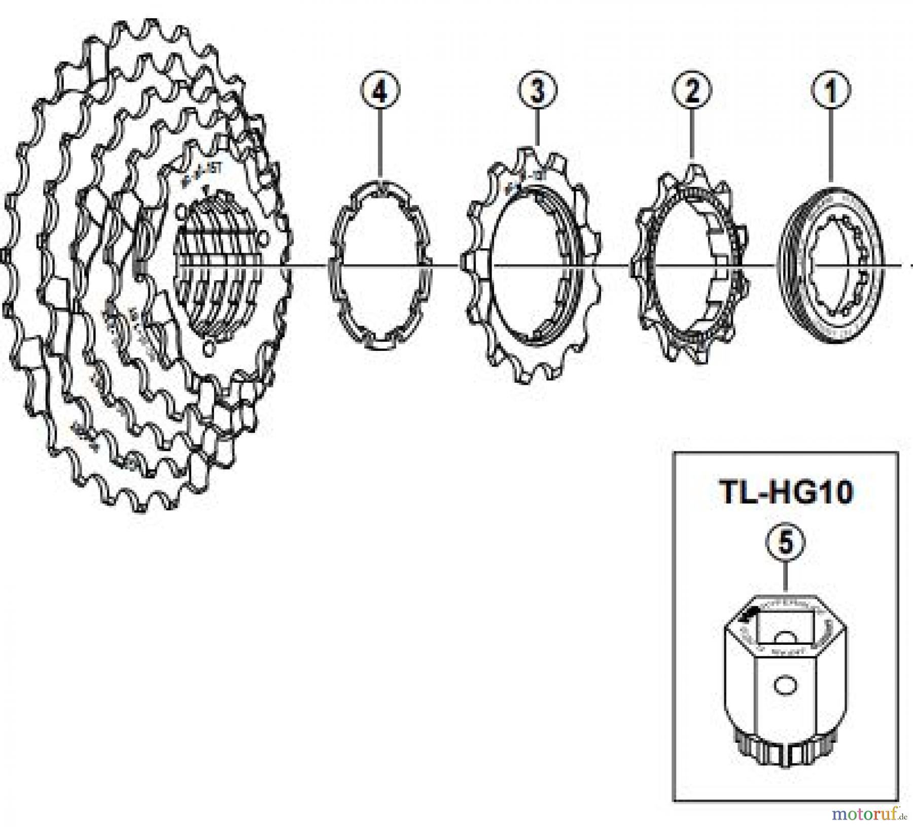  Shimano CS Cassette / Zahnkranz CS-HG30-I Cassette Sprocket 7-Speed / ac-Group