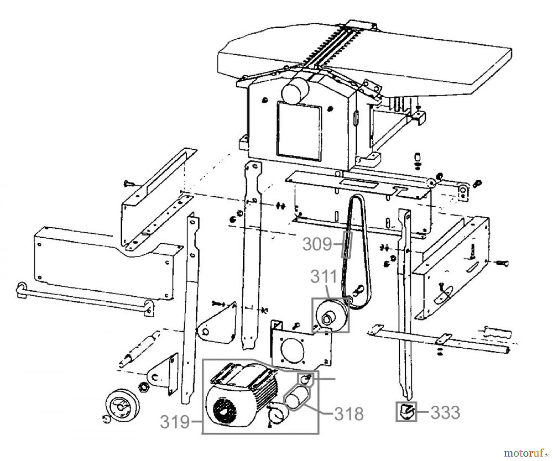  Güde Holzbearbeitung Hobelmaschinen ABR.U.DICKENHOBEL GADH 260D - 55079 FSL55079-02 Seite 2