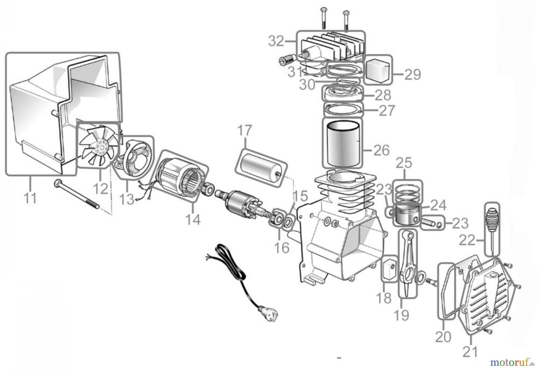  Güde Drucklufttechnik Kompressoren Ölgeschmiert bis 50l Kessel KOMPRESSOR 231/8/24 - 50041 FSL50041-08  Seite 2