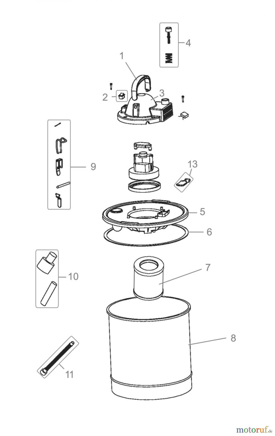  Güde Reinigungsgeräte Sauger Aschesauger ASCHESAUGER GA 18L - 16737 FSL16737-01