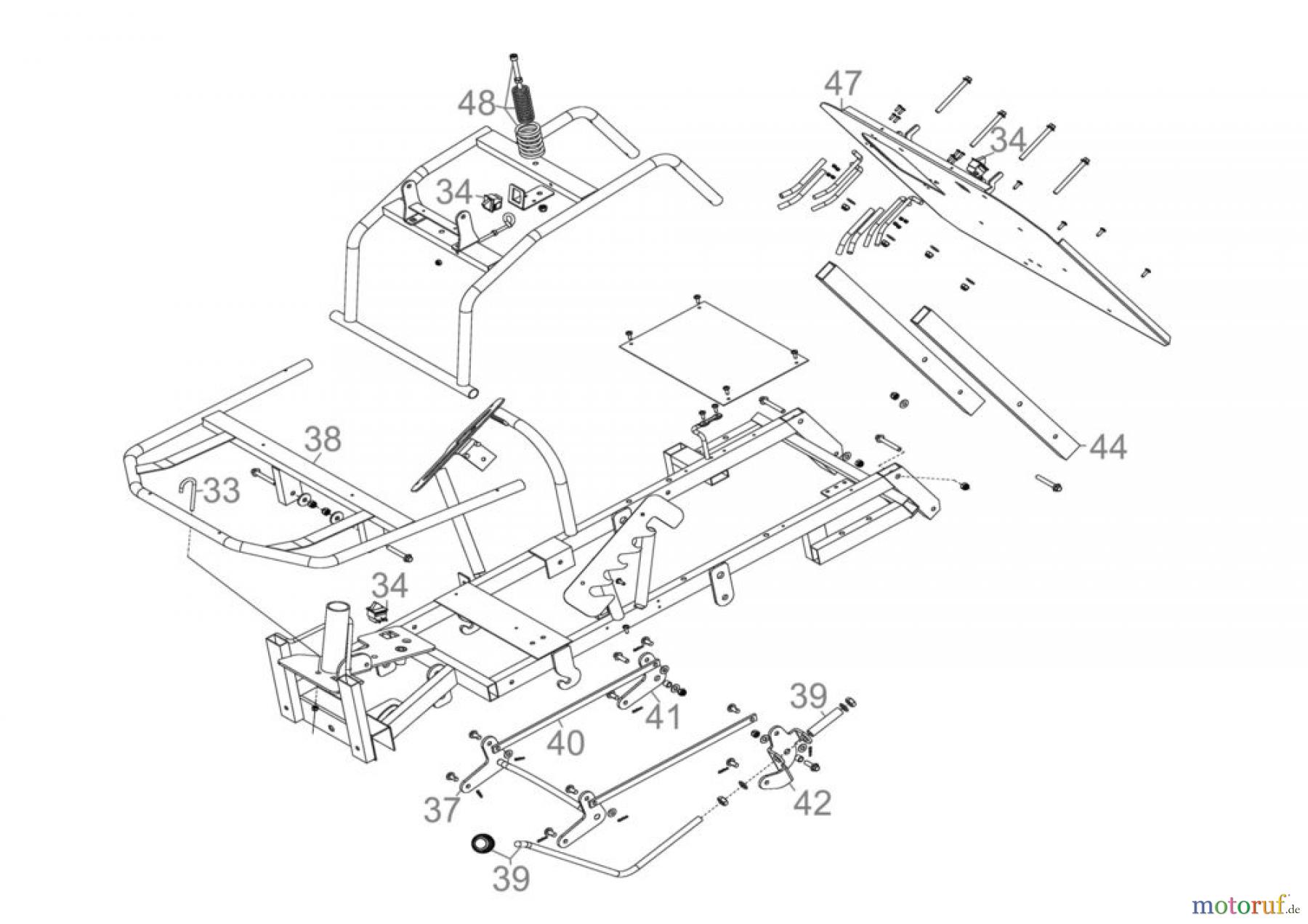  Güde Gartentechnik Rasenmäher Benzin-Rasenmäher Schnittbreite ab 50 cm AUFSITZRASENMÄHER GAR 600 - 95450 FSL95450-01 Seite 3