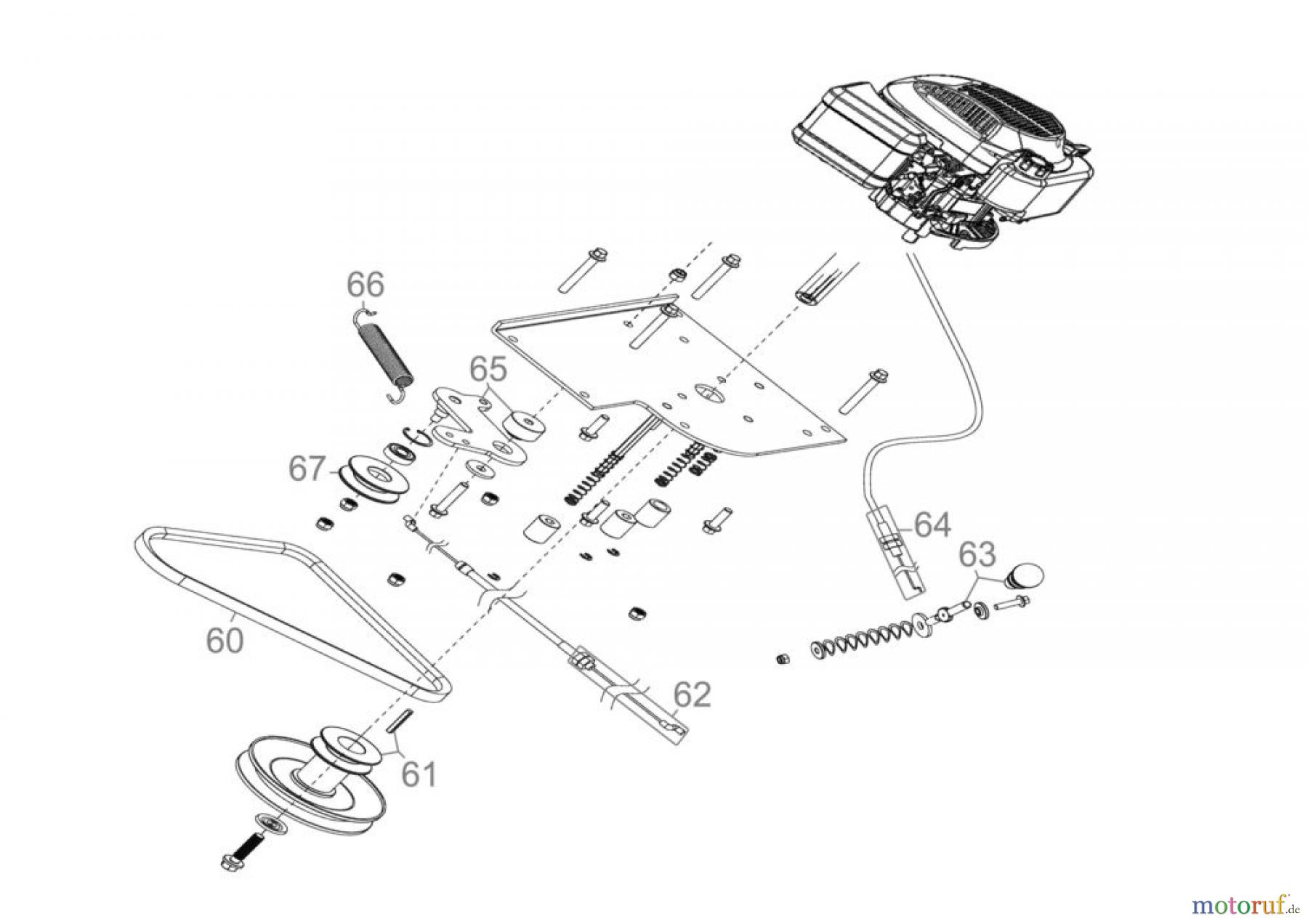  Güde Gartentechnik Rasenmäher Benzin-Rasenmäher Schnittbreite ab 50 cm AUFSITZRASENMÄHER GAR 600 - 95450 FSL95450-01 Seite 5