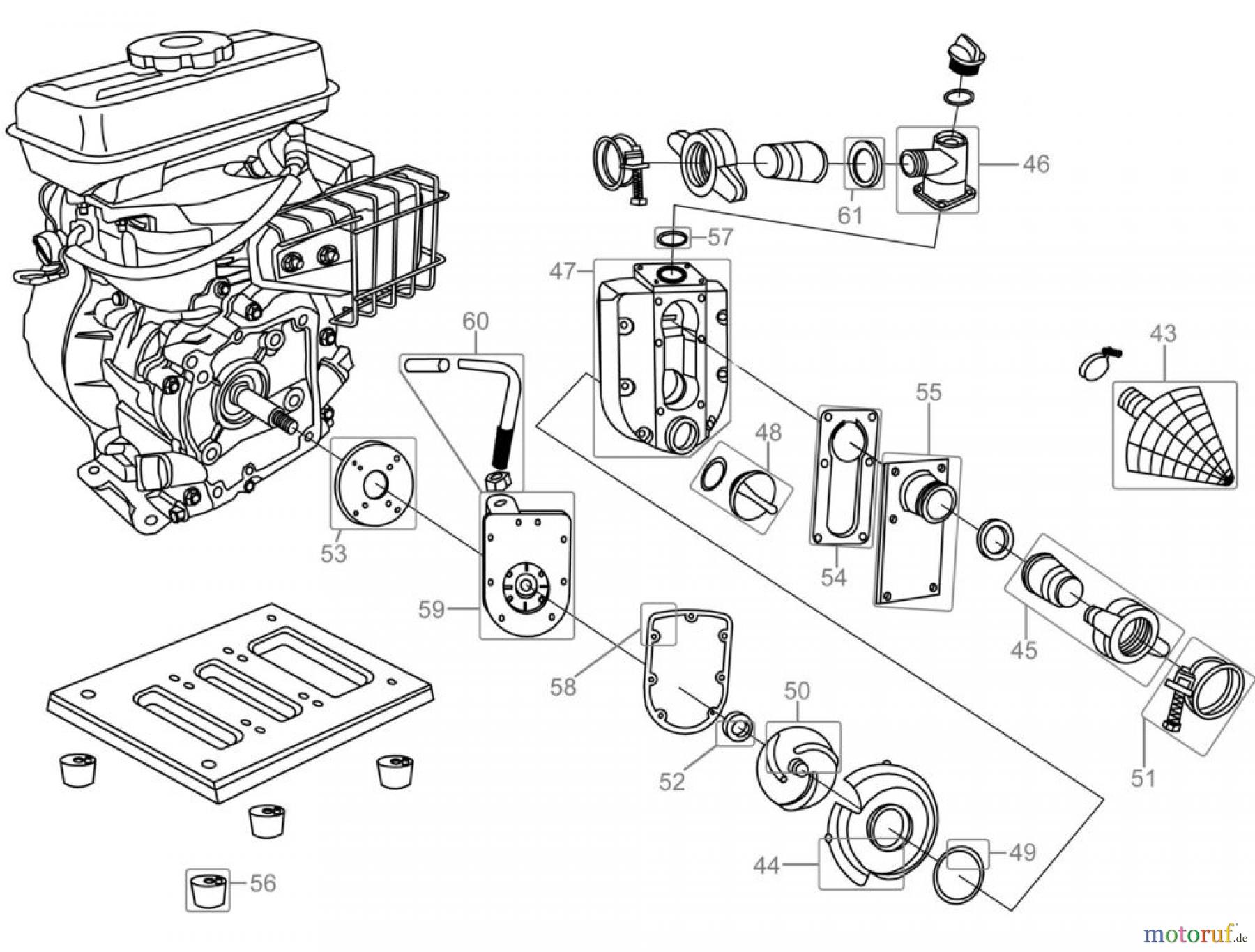  Güde Pumpentechnik Motorpumpen HOCHW. MOTORPUMPEN-SET GMPS 100 - 94251 FSL94251-02 Seite 2