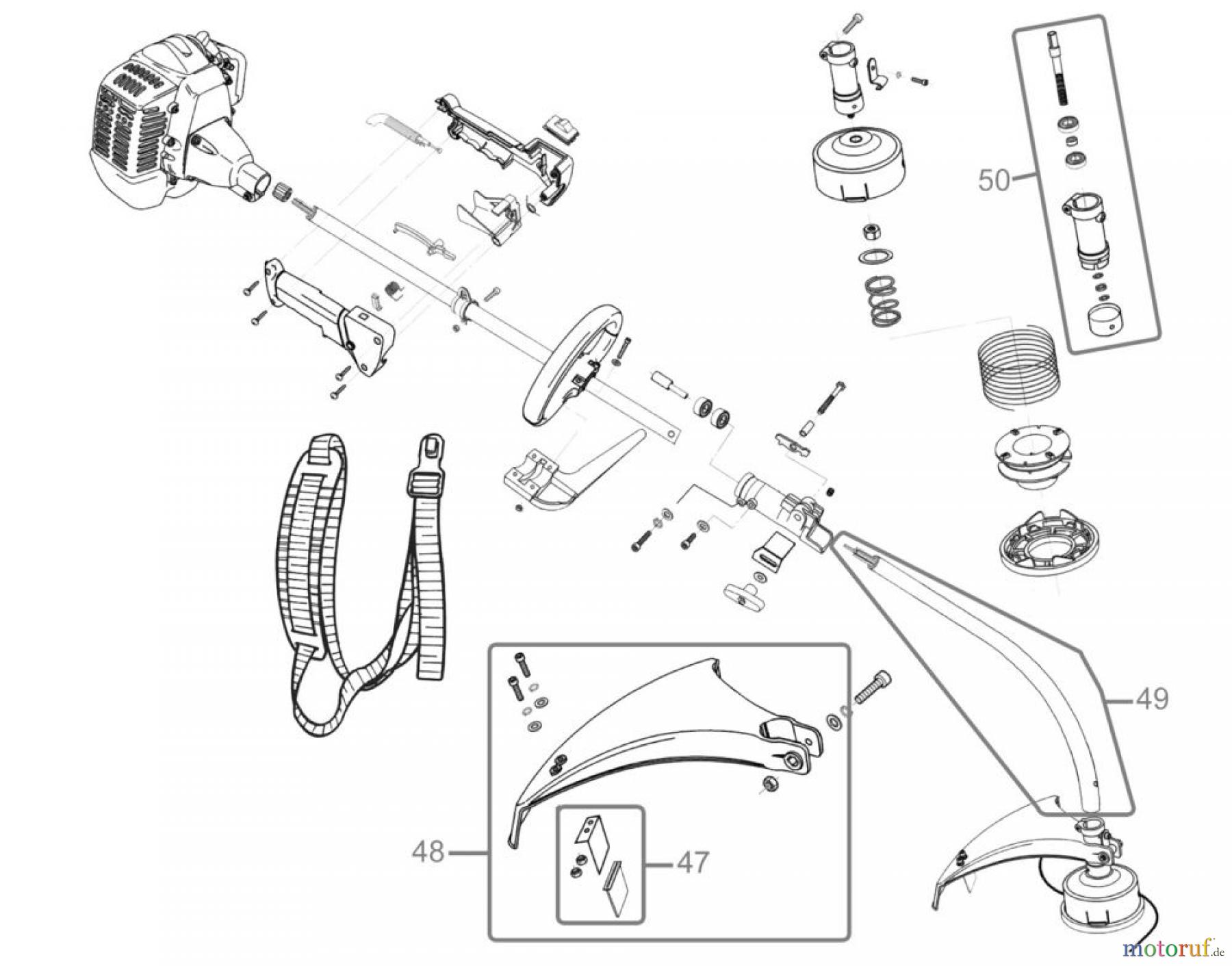  Güde Gartentechnik Gartenpflege-Sets Benzin-Sets MOTOR- GARTENPFLEGE- SET 5 IN 1 - 94081 FSL94081-01 Seite 4