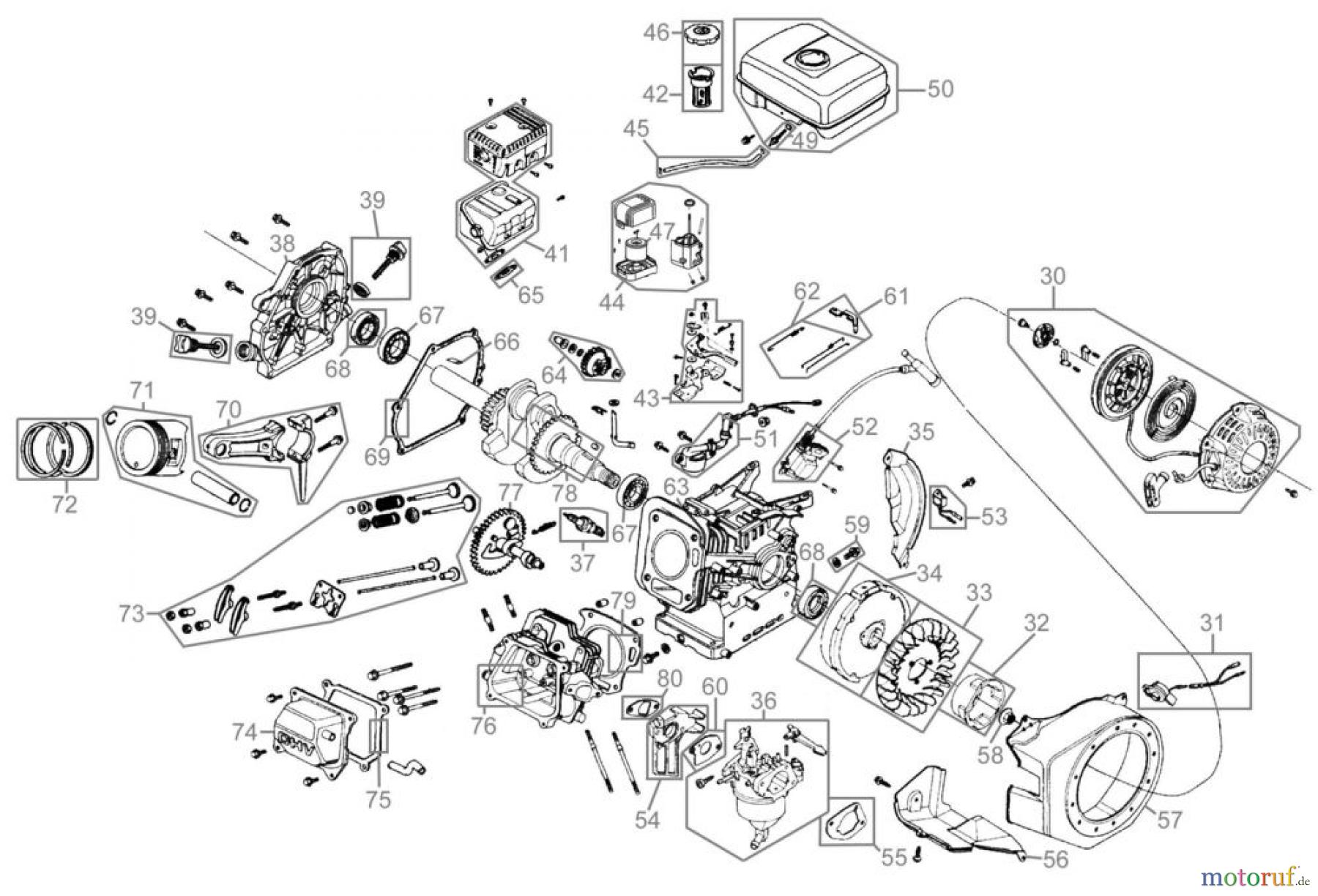  Güde Gartentechnik Laub-Sauger & Bläser Benzin SAUGER U. HÄCKSLER GSH 6500 B - 16748 FSL16748-02 Seite 2